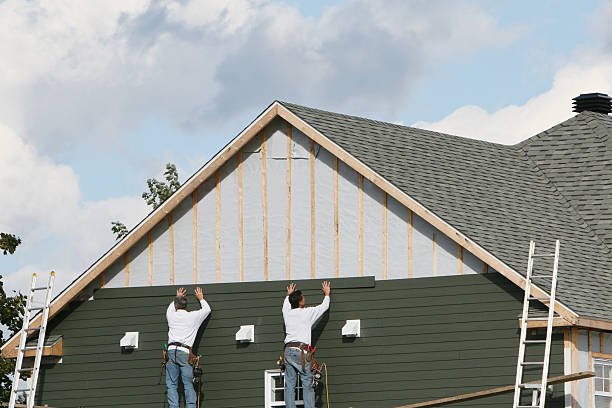 Professional Storm Damage Siding Repair technician working in Onemo, VA